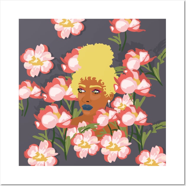 Flower girl remix Wall Art by phathudesigns 